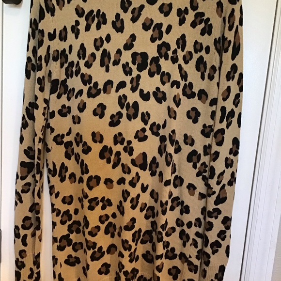 NWOT VS PINK LEOPARD CARDIGAN - Picture 3 of 13